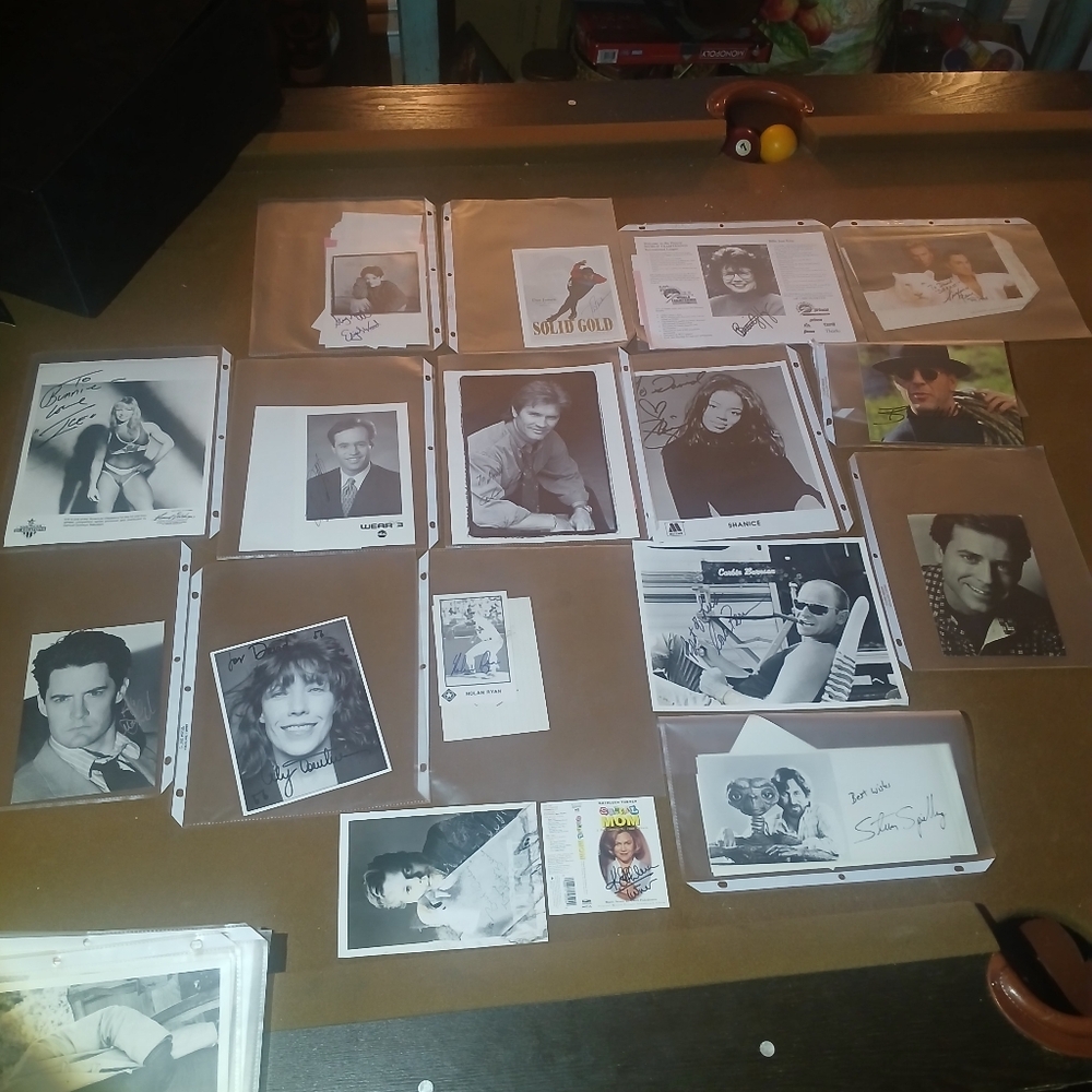 Collection of Signed Celebrity Headshots and Photos - Assorted Black & White
